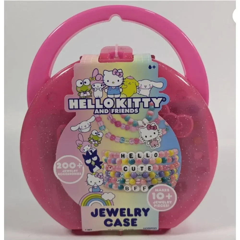 Hello Kitty & Friends Jewelry Case Sanrio 2025 Bead Kit Charm Bracelet Necklace